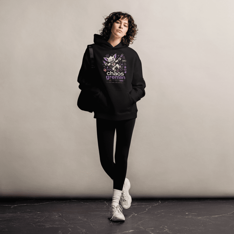 Chaos Gremlin - Unisex Oversized Hoodie